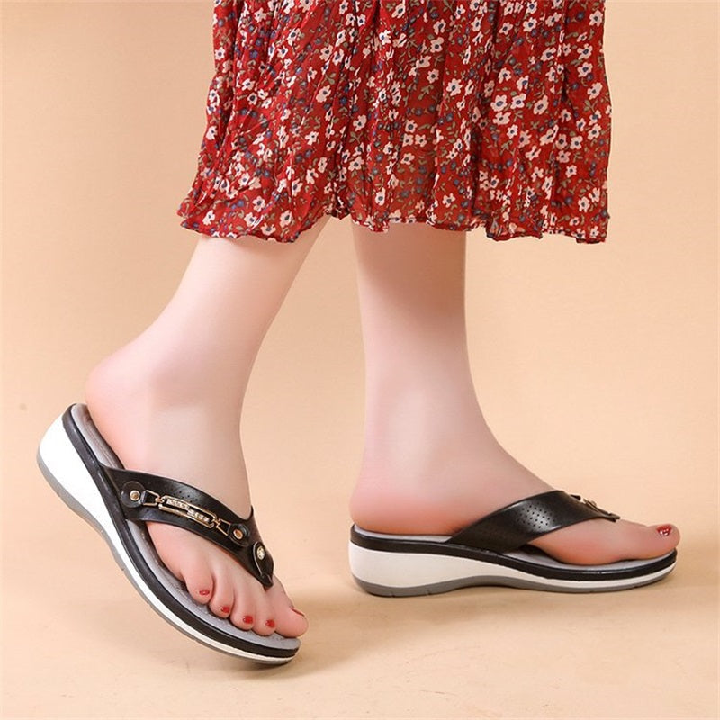 Soléna™ – Women's Flip Flops with Arch Support | Ultra Comfort