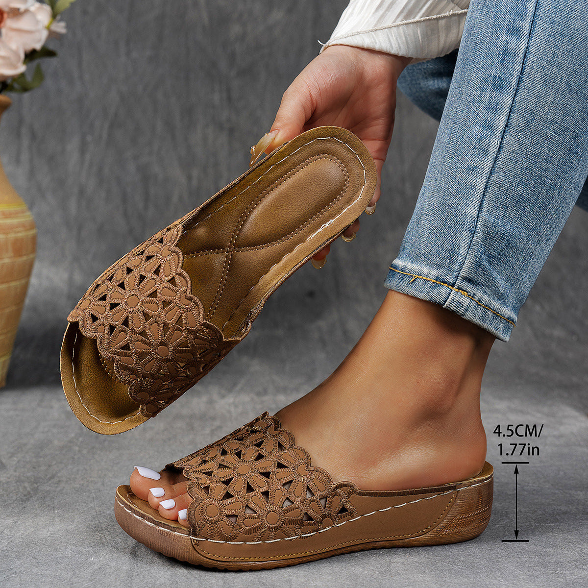 Women's Breathable Open Toe Orthopedic Sandals 