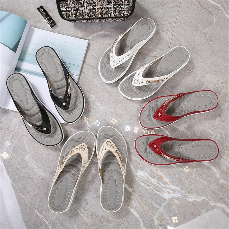 Soléna™ – Women's Flip Flops with Arch Support | Ultra Comfort 