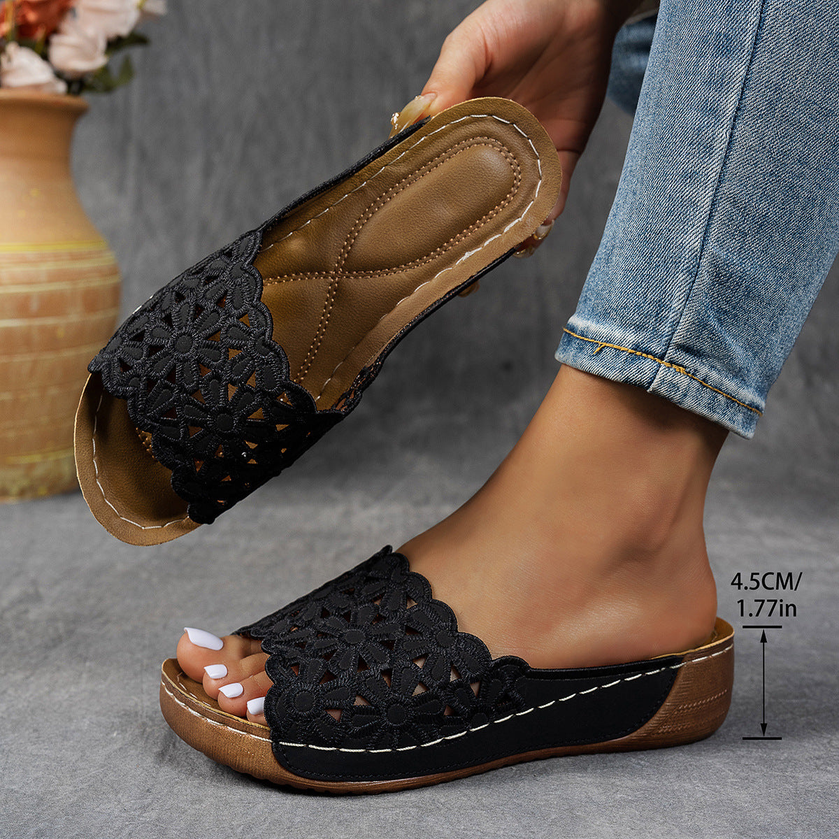 Women's Breathable Open Toe Orthopedic Sandals 