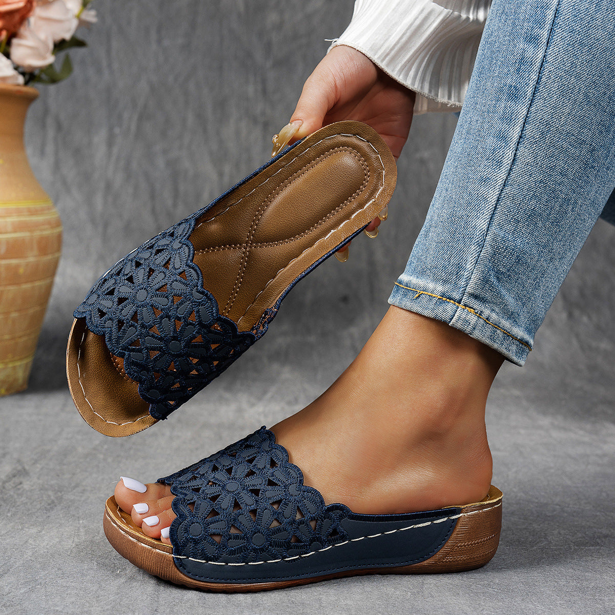 Women's Breathable Open Toe Orthopedic Sandals 